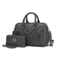 MKF Collection Lara Vegan Leather Women Satchel with wallet by Mia k