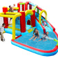 7-in-1 Inflatable Water Slide Bounce House with Pool