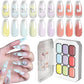 Limegirl Gradient Painting Gel, 9 Bright Colors Ombre GelNail Polish for Pigment Pat Nails Nails French ManicureSoak Off UV Set