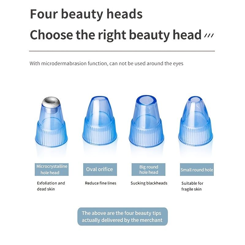 1pc Blackhead Remover Pore Vacuum Hot & Cold Compress; Blackhead Remover Pore Vacuum; Upgraded Facial Pore Cleaner