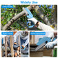 Electric Mini Chainsaw Portable Handheld Cordless Small Chain Saw Battery Powered with 2Pcs 2200mAh Rechargeable Batteries 4in/6in Chains for Pruning