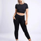Short-Sleeve Crop Top