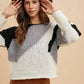 Annie Wear Color Block Drop Shoulder Sweater - Trendy & Comfortable