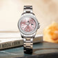 Women's Sunray Dial Crystal-Bezel Quartz Watch