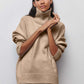 Winter Turtleneck Sweater Ins Solid Color Long Sleeve Pullover Top Women's Clothing