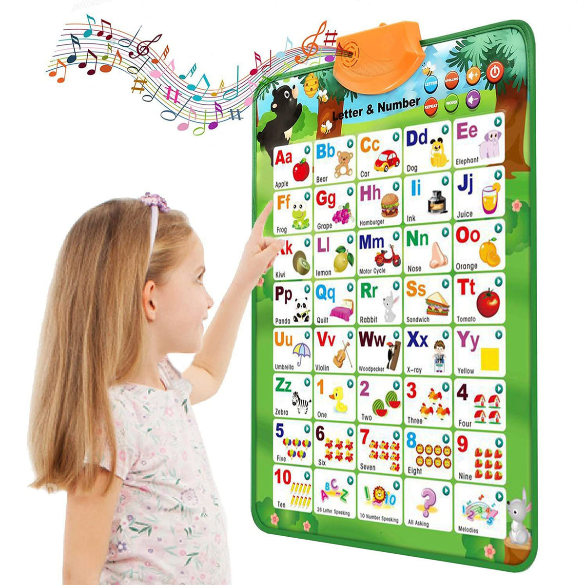 GBruno Electronic Interactive Alphabet Wall