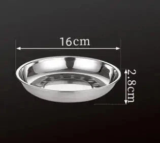 Stainless Steel Tableware Dinner Plate