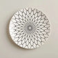 Geometric Pattern Ceramic Plate
