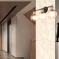 Modern 3-light Bubbled Glass Vanity Light