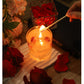 Rose Jelly Aromatherapy Soy Candle in Glass Jar
