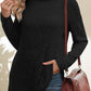 Turtleneck High Low Top