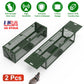 2-Pack Humane Live Rat Trap Cage with Dual Doors