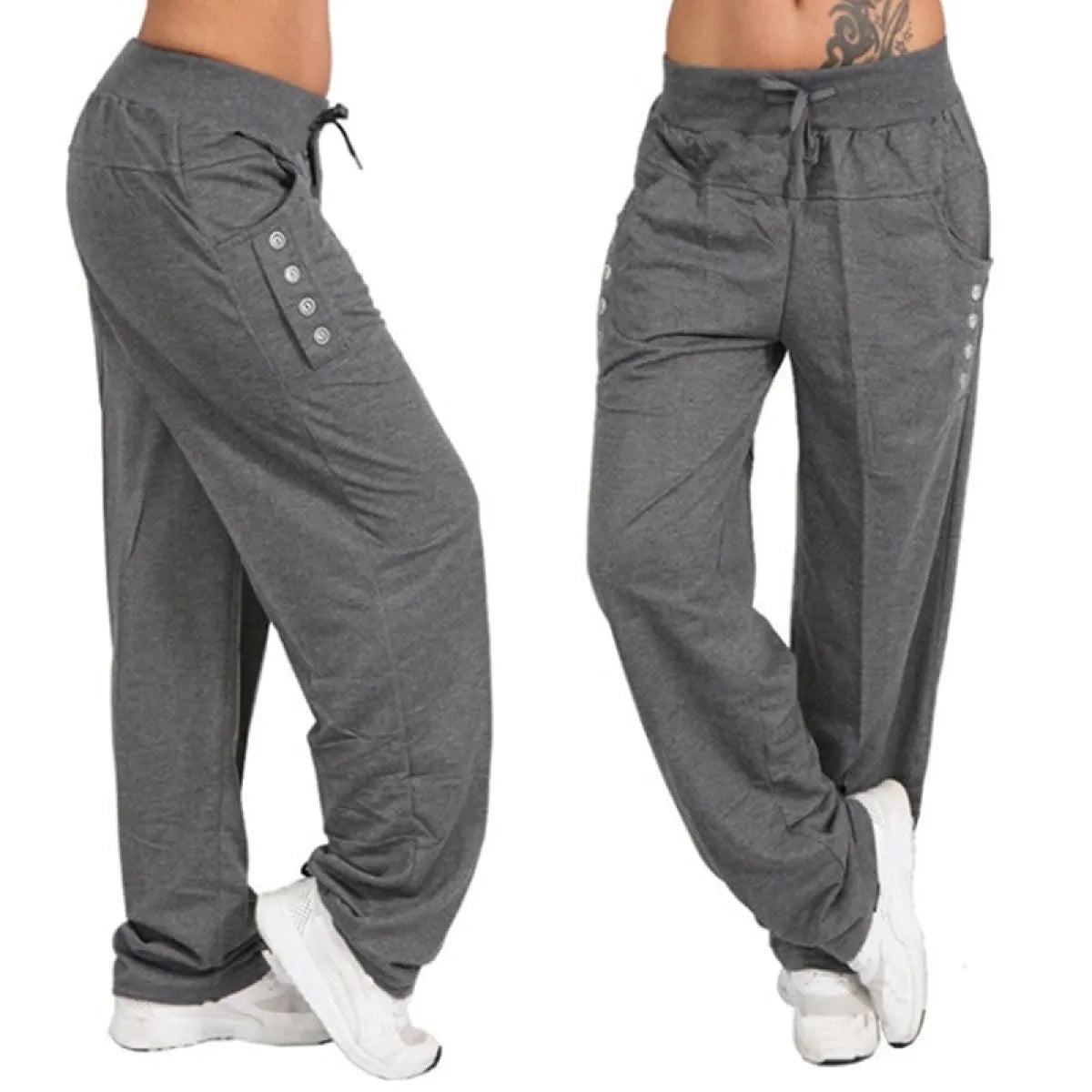 Elastic Waist Jogger Trousers