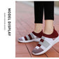 Elegant Women Shoes Espadrilles Knitted Sneakers Women New Flat Shoes Mix Color Casual Walking Shoes Slip-on Sock Shoe Lady Girls Running Shoes Mesh Air Mesh Womens Espadrilles