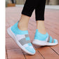 Elegant Women Shoes Espadrilles Knitted Sneakers Women New Flat Shoes Mix Color Casual Walking Shoes Slip-on Sock Shoe Lady Girls Running Shoes Mesh Air Mesh Womens Espadrilles
