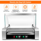Stainless Steel 11-Roller Hot Dog Cooker, Holds 30 Hot Dogs