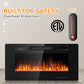 36" Slim Wall Mount Fireplace