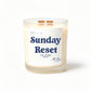 Sunday Reset Candle