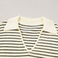 Striped Collared Neck Tank