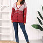 Snowflake Button Down Cardigan