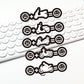 “Motorcycles Are the Cure” Sticker
