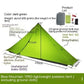 Rain-proof Single Rodless Camping Tent