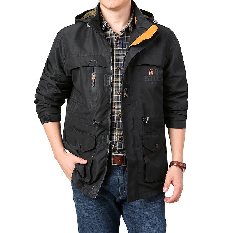 Men's Casual Windproof Thin Mountaineering Jacket