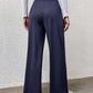 High Waist Straight Pants