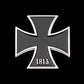 1813 Cross Metal Emblem