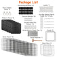 2Tier Cat Cage Playpen Indoor Pet Enclosures Kitten Kennel House Detachable Cat Crate with Climbing Ladder 2 Doors for 1-2 Cats for Ferret Squirrel Sm