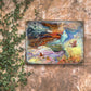 Spirit of Flight Fantasy Wooden Wall Art by Josephine Wall - Fantasy Decor - 852144-JW
