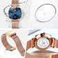 Women's Minimalist Mesh Date Quartz Watch
