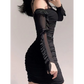 Mesh Ruched Dresses