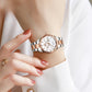 Women's Automatic Pearl-Effect Day-Date Watch