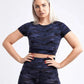 Short-Sleeve Crop Top