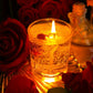 Rose Jelly Aromatherapy Soy Candle in Glass Jar