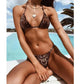 Female Leopard Bikini Set Push Up Thong High Cut Swimwear Women Mini Modern Swimsuit Bathing Suit