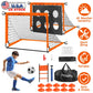 Kids Soccer Goals Set For Backyard Portable Soccer Training Equipment with Ball Pump Cones Agility Ladder Target Carry Bag For Toddler Age 3+ Outdoor