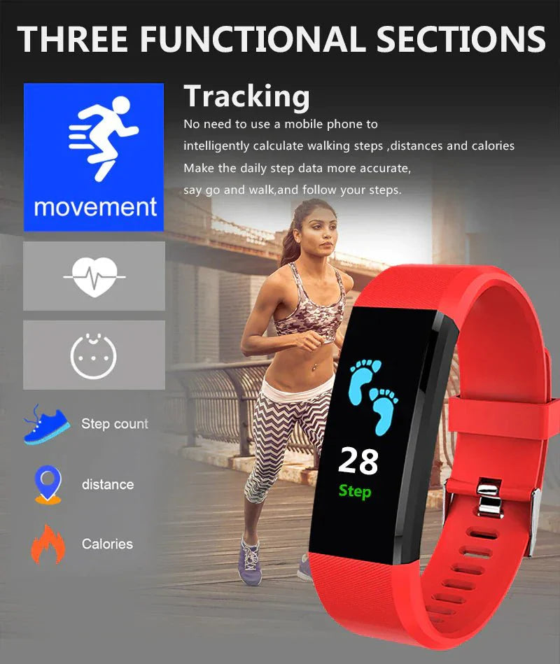 IP67 Waterproof Fitness & Health Smartwatch