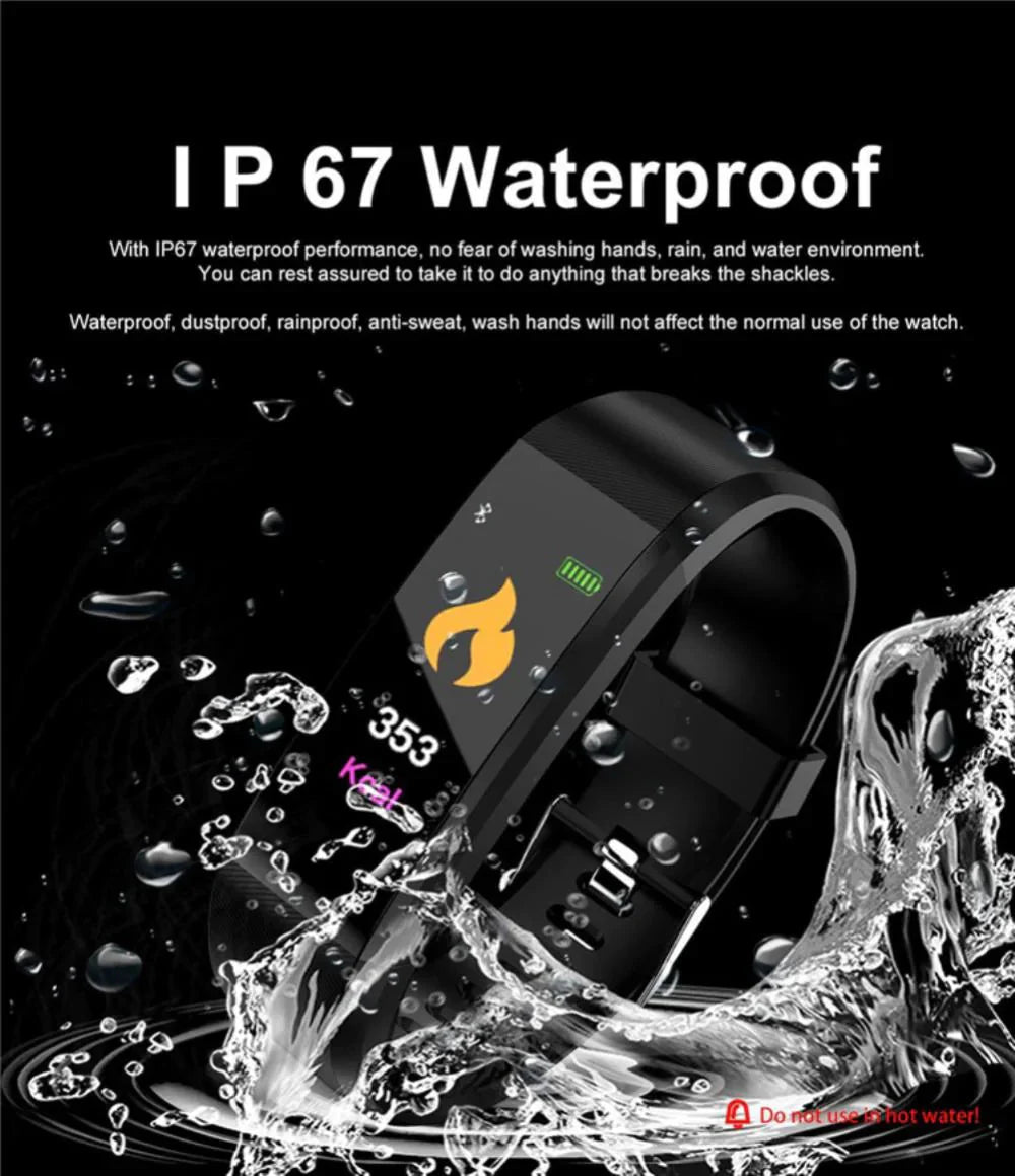 IP67 Waterproof Fitness & Health Smartwatch