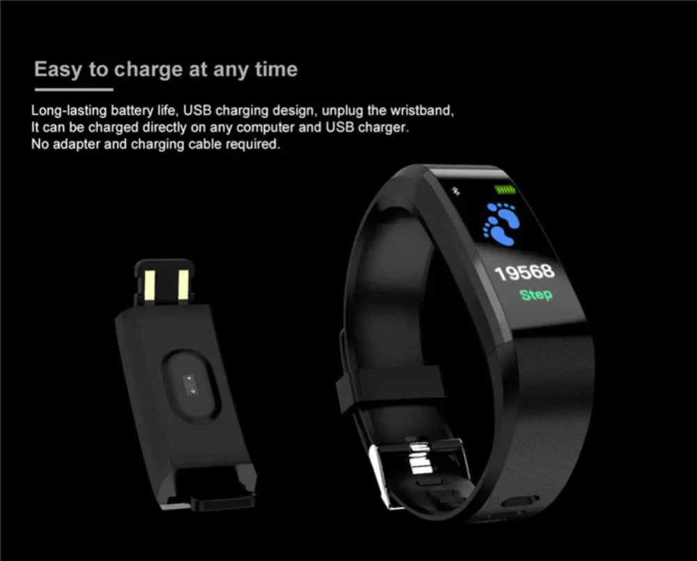IP67 Waterproof Fitness & Health Smartwatch