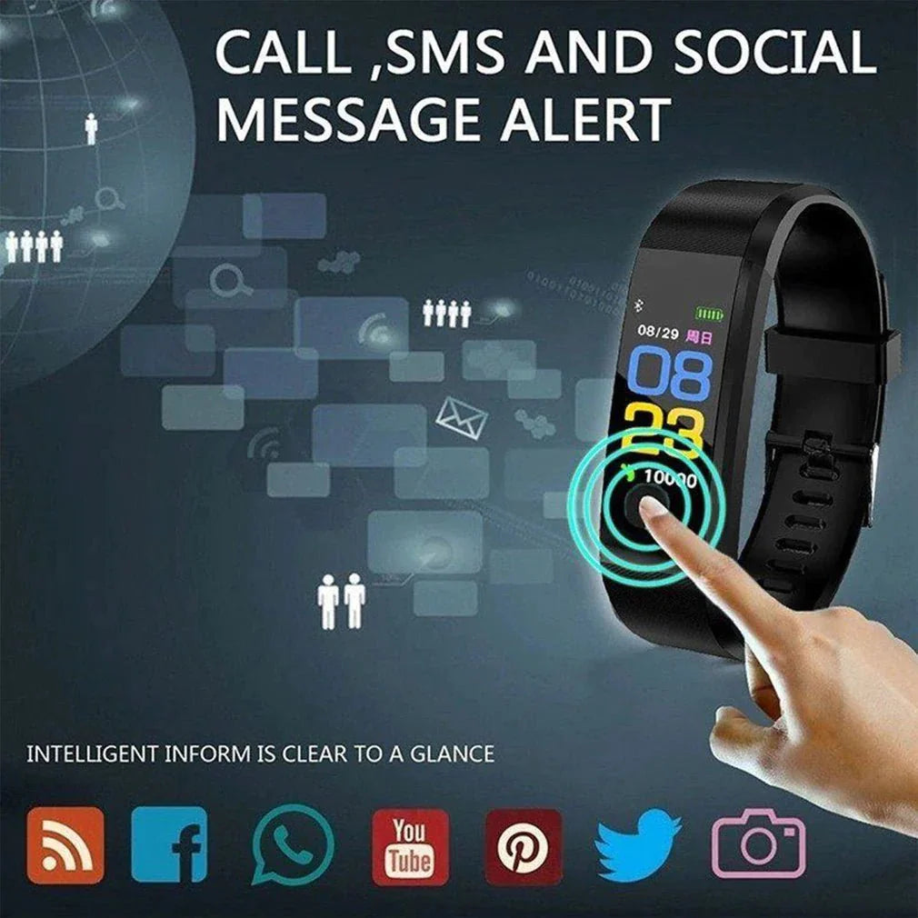 IP67 Waterproof Fitness & Health Smartwatch
