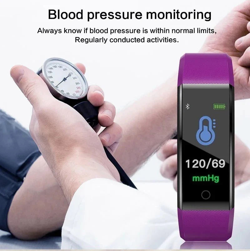 IP67 Waterproof Fitness & Health Smartwatch