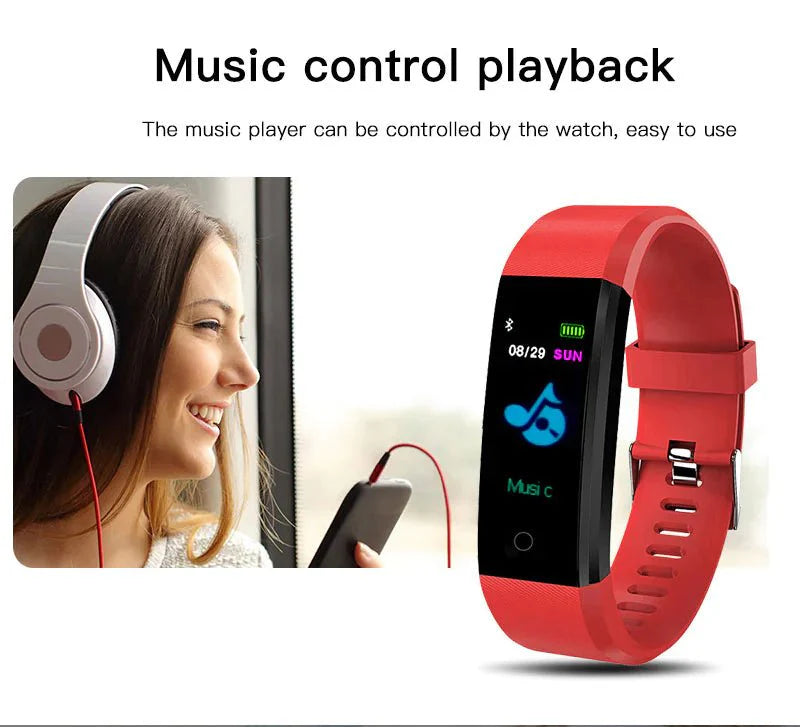 IP67 Waterproof Fitness & Health Smartwatch