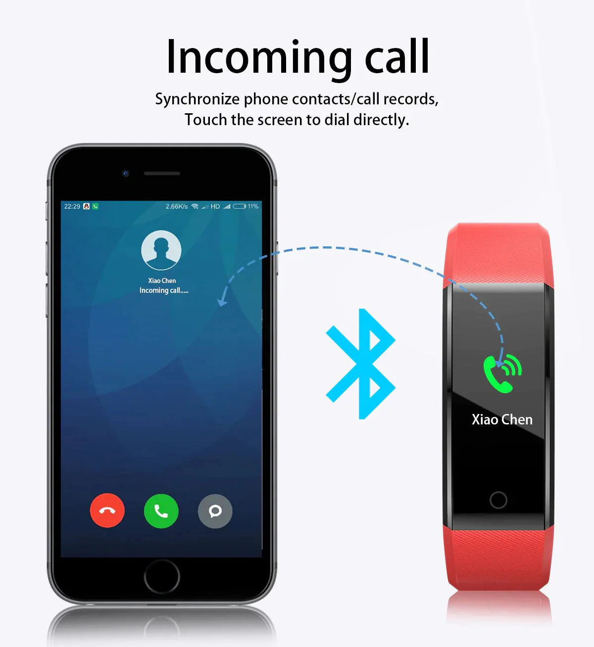 IP67 Waterproof Fitness & Health Smartwatch