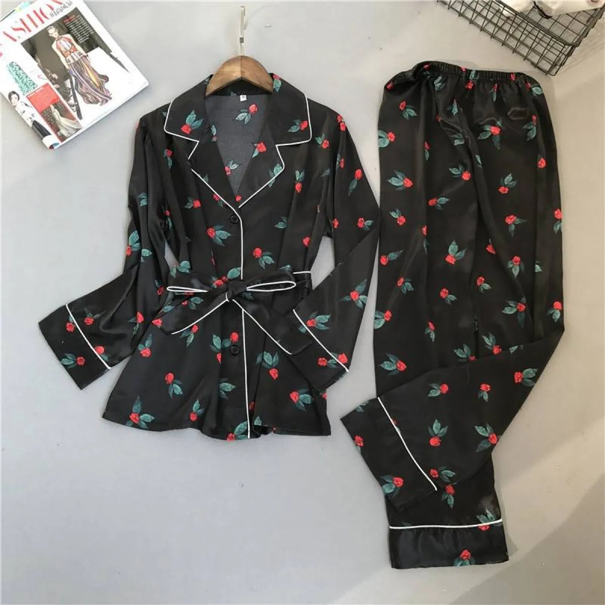 Flowers/Plant Pajama Set