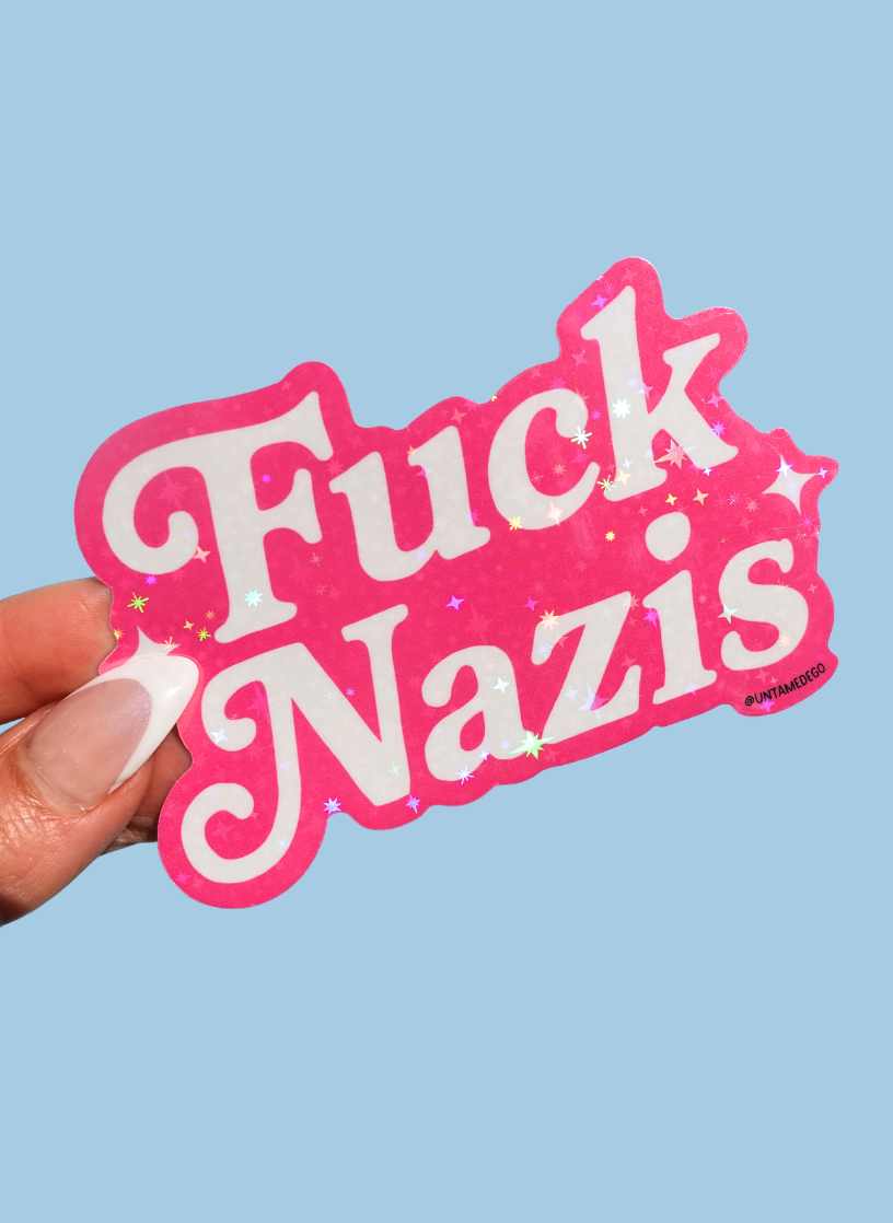 Fuck Nazis Sticker