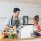 48lbs Stainless Ice Maker with LCD & Self-Cleaning