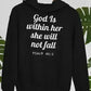 God Is Within Her She Will Not Fall Hoodie