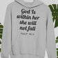 God Is Within Her She Will Not Fall Hoodie